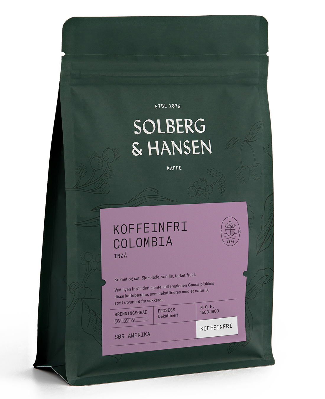 Solberg Hansen Shop - Koffeinfri Colombia - Inzá